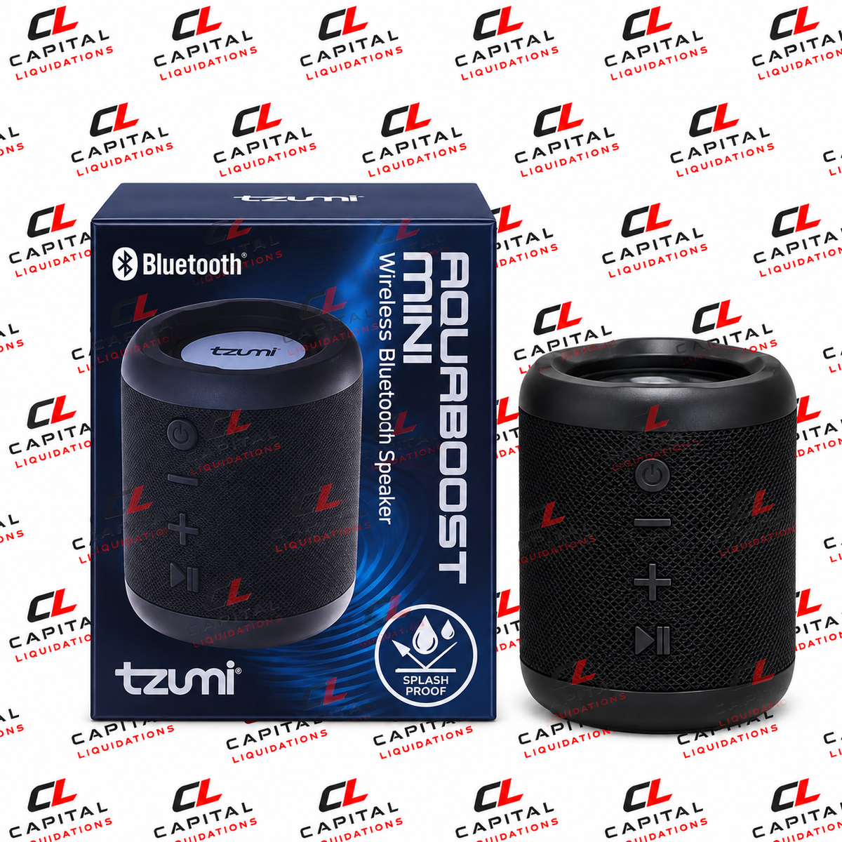Tzumi Aquaboost Mini Bluetooth Speakers