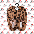 Henry Ferrera Women's Leopard Slippers With Rear Support Band