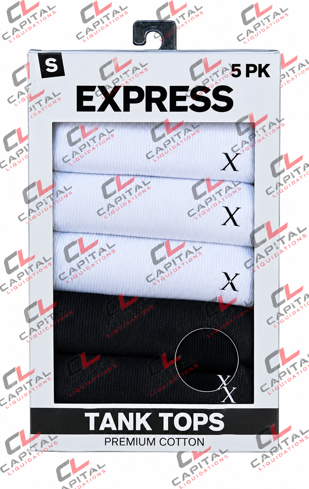 Express Men's 5 Pack Color A-Shirts
