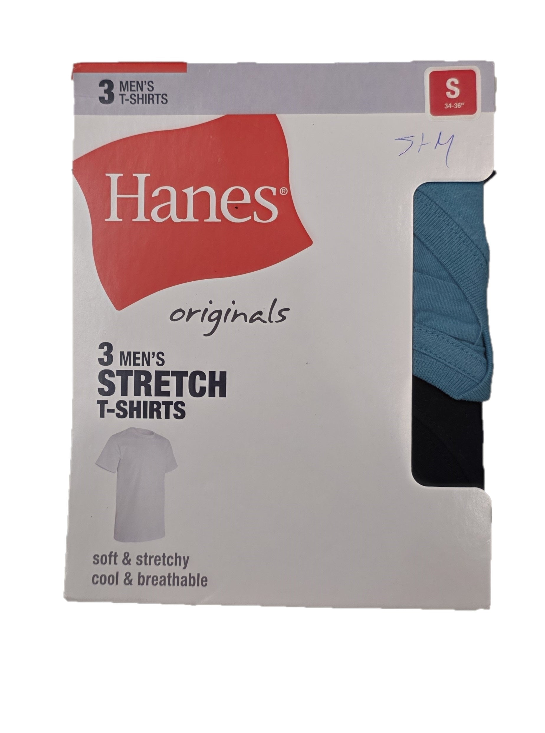 Hanes Men's 3 Pack Color Crew T-shirt 1st Quality